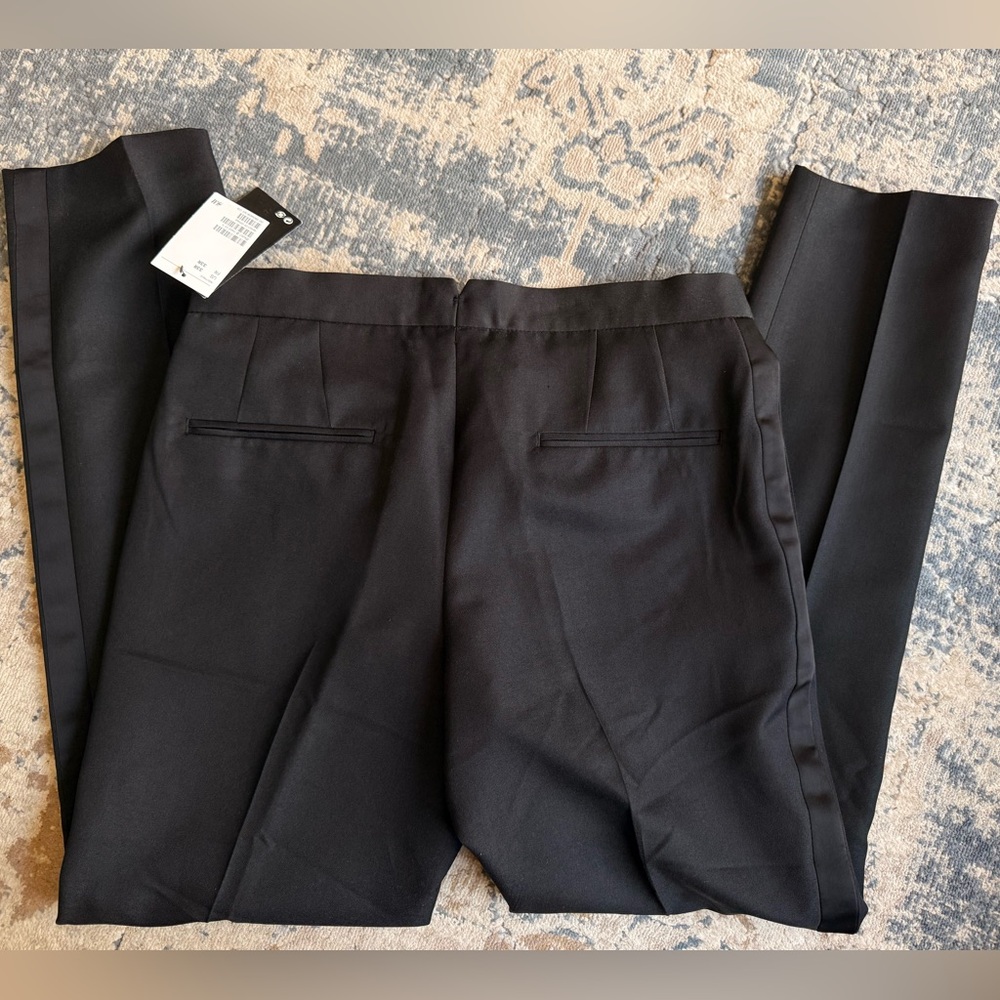Black Tuxedo Pants - 33R Skinny - Picture 2 of 4